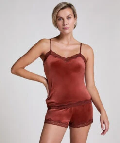 Cami Velours Spitze 8 Cami Velours Spitze -Dessous-Geschäft 195965 3