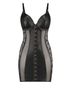 Slipdress Aus Kunstleder -Dessous-Geschäft 200425 5