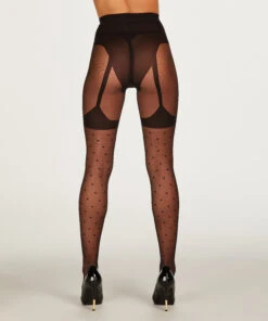 15 Denier Strumpfhose Mit Hosenträger-Detail -Dessous-Geschäft 201563 4