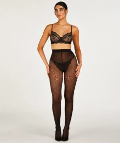 Herz-Strumpfhosen 15 Denier